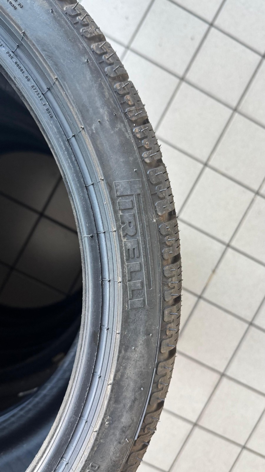 4 Pirelli Winter Tires (Doppio) 275/30R20 + 245/35R20 SUV, Without Label