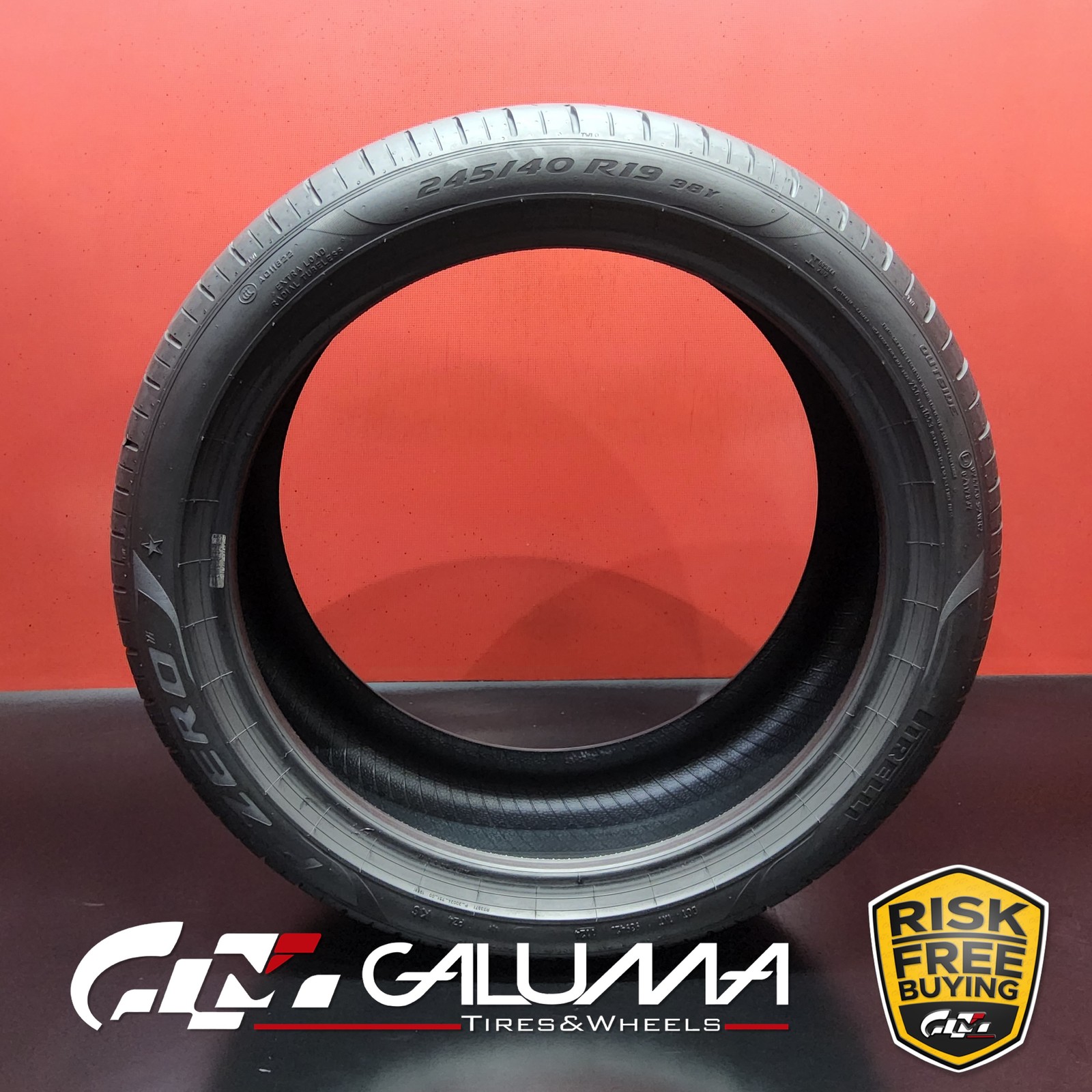 1 Tire Pirelli P-Zero (PZ4) KS ★ XL 245/40R19 245/40/19 2454019 98Y #95746