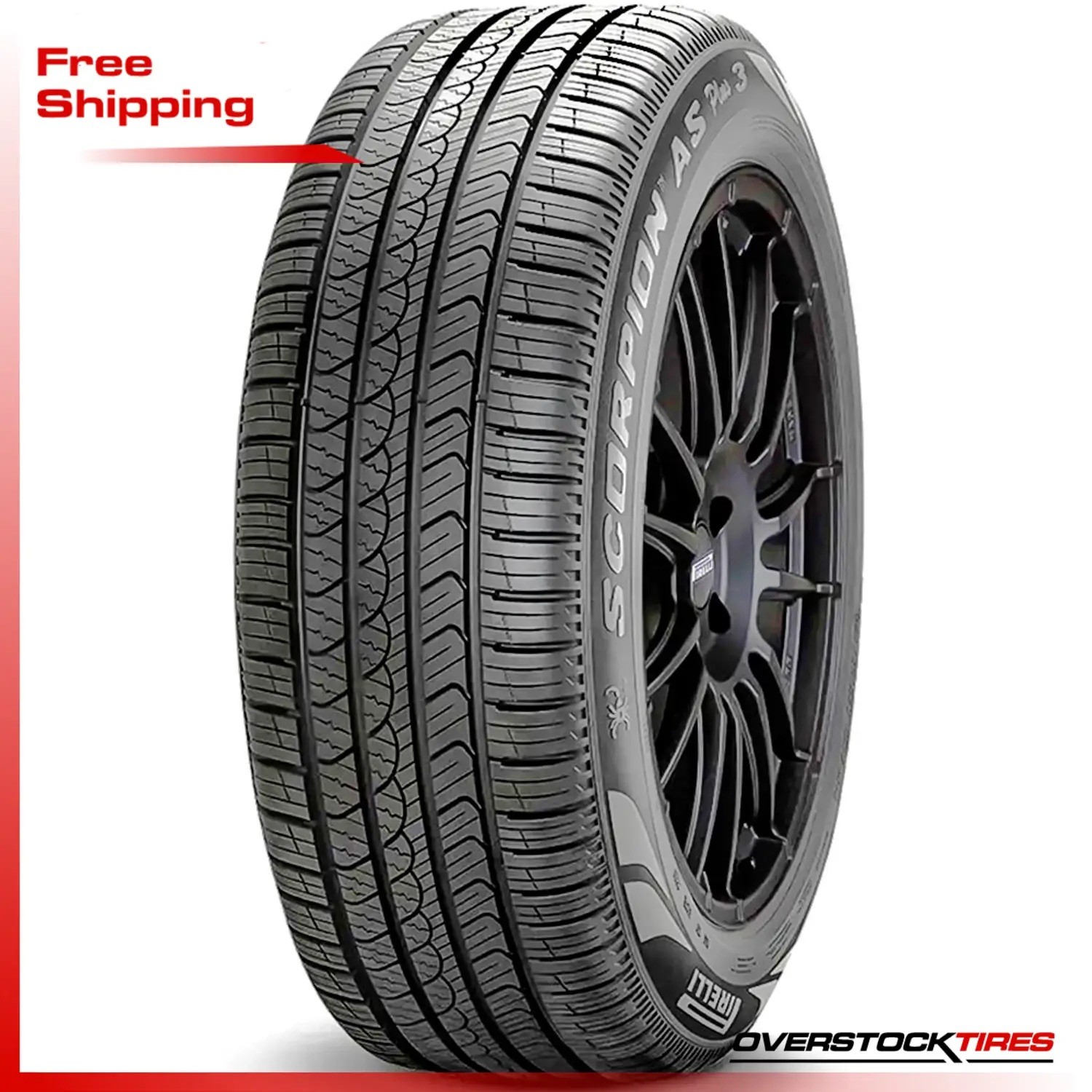 1 NEW 235/50R19 Pirelli Scorpion AS Plus 3 103V (DOT:0525) Tire 235 50 R19
