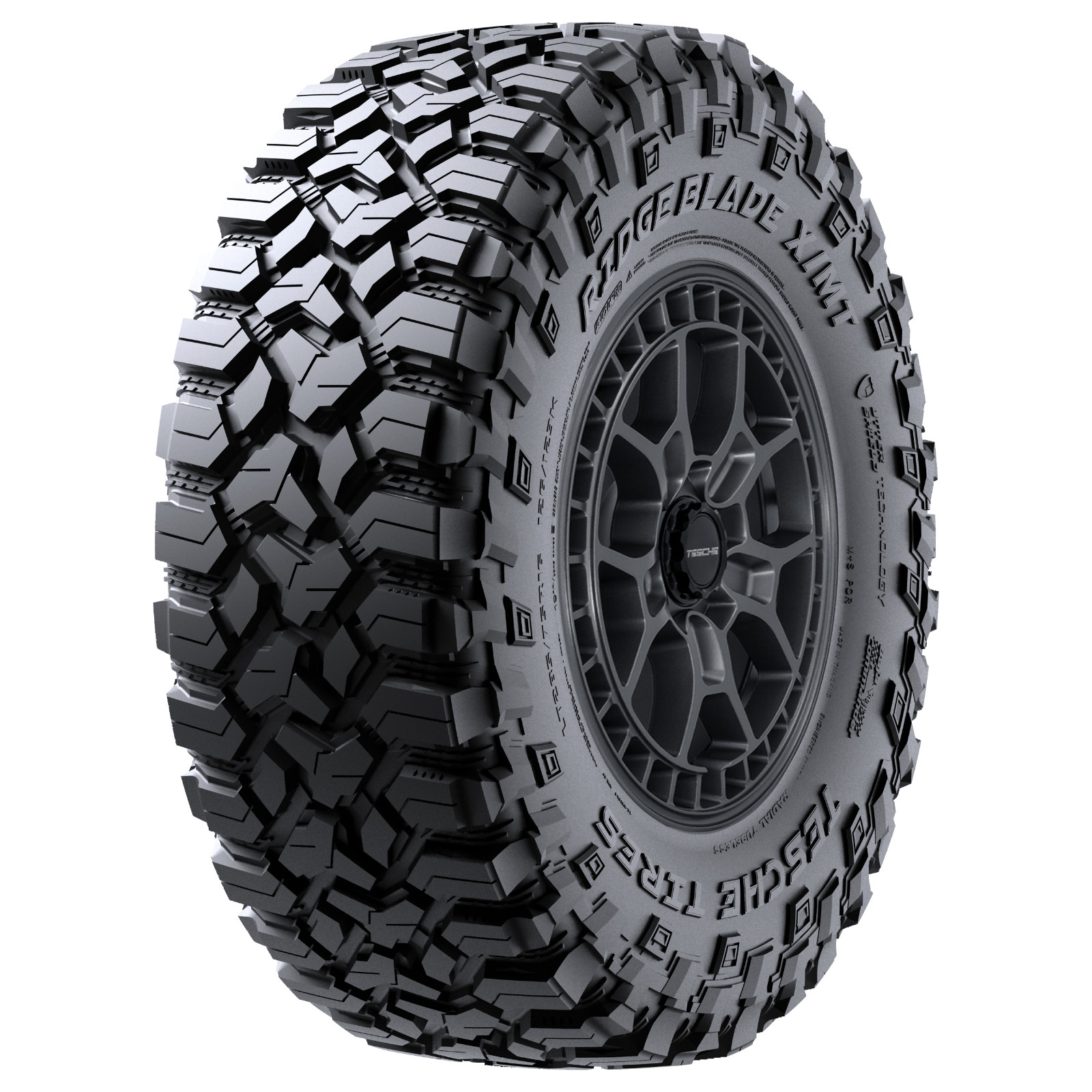LT35X12.50R22 TESCHE RIDGE BLADE X / MT 121Q 12PLY LOAD F RBL 80PSI M+S