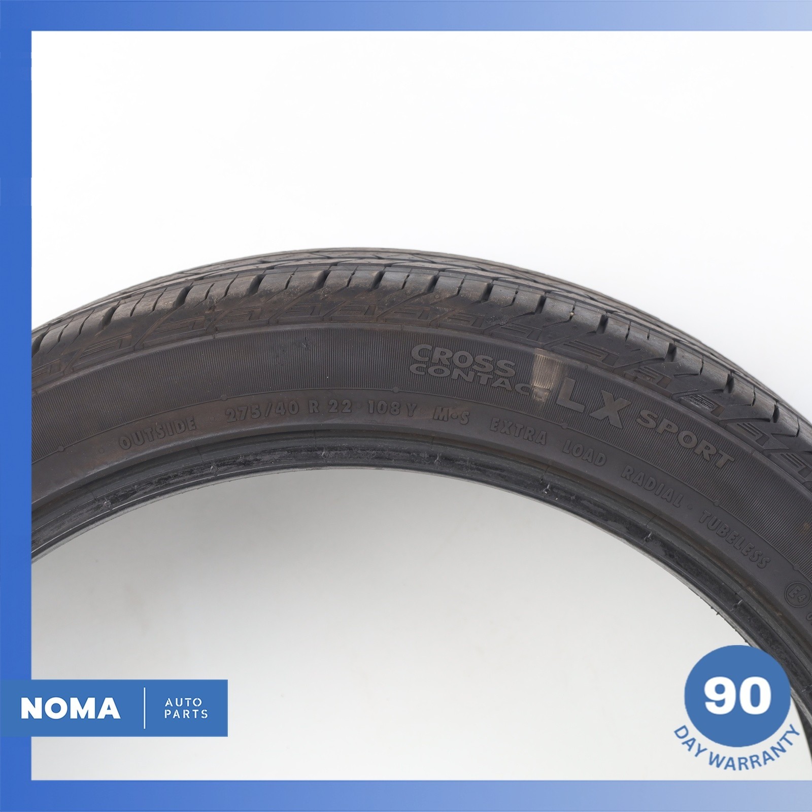 275/40R22 Continental Crosscontact LX Sport 275 40 22 108Y 4.5/32″ XL Set Of 2