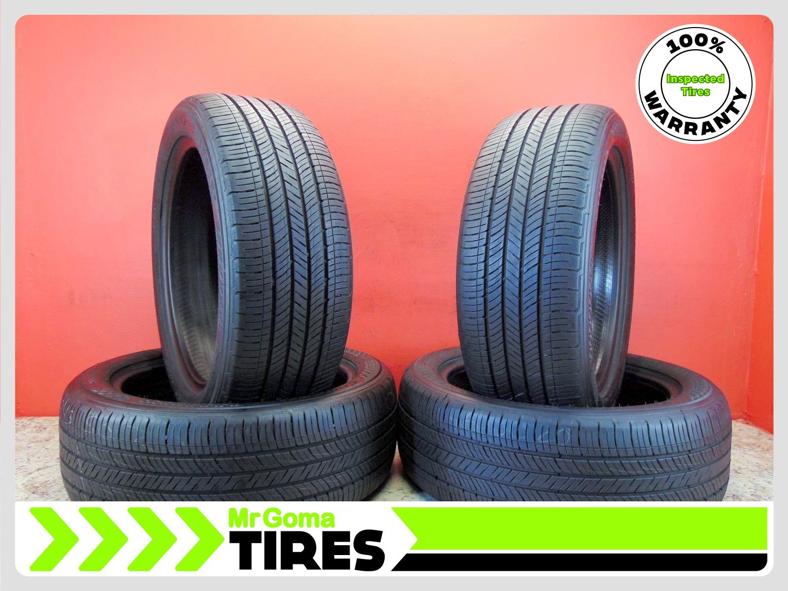 4 KUMHO CRUGEN HP71 245/50R20 USED TIRES 7.6/32 TREAD 245/50/20 102V 2455020