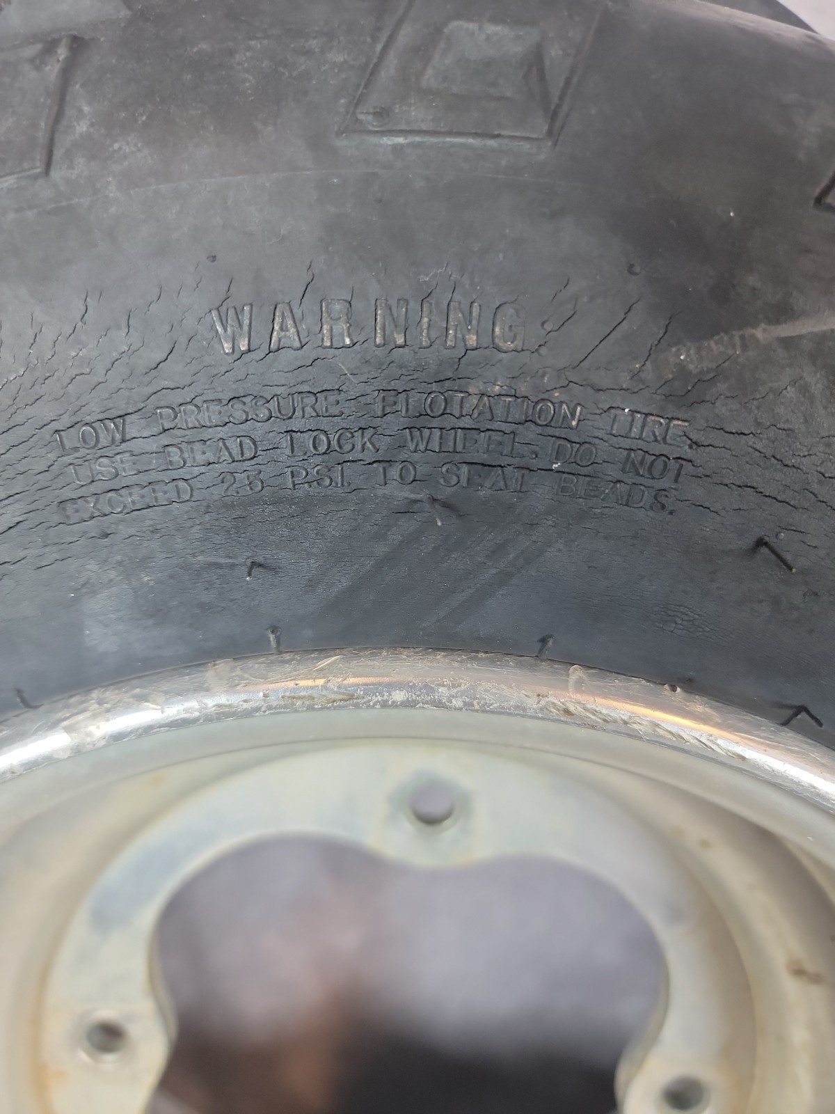 Titan AT23x8‑11 Tire & Rim | 23×8‑11 ATV Front Wheel Used ATC 200X