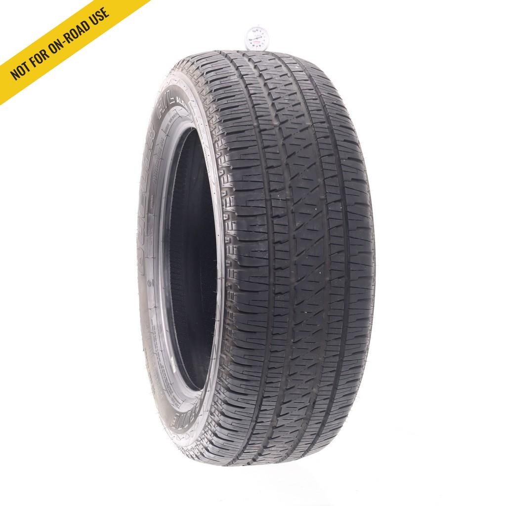 Set of (4) Used 275/55R20 Bridgestone Dueler H/L Alenza 111S – 9.5-10.5/32