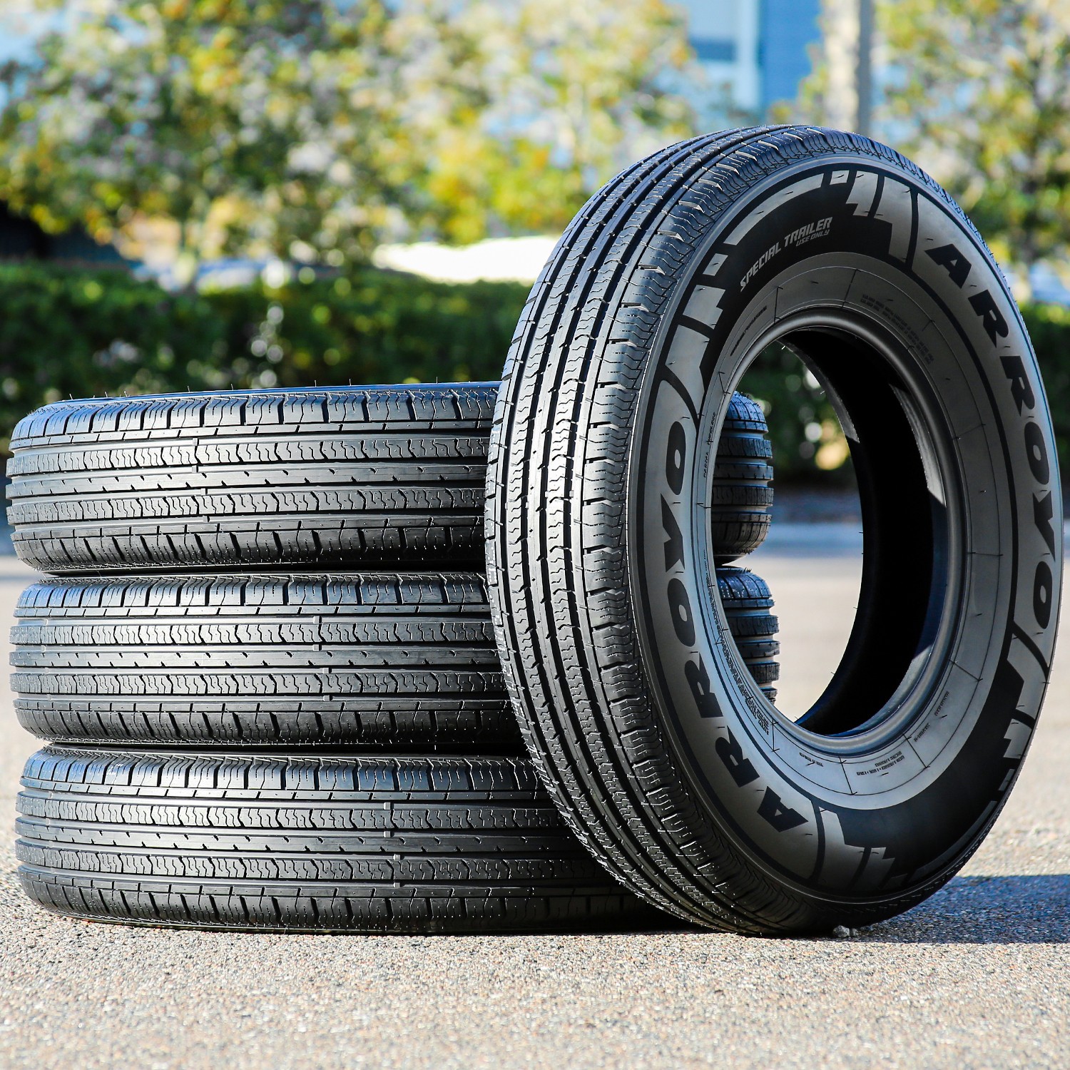 Tire ST 205/75R15 Arroyo Special Trailer Semi-Steel Trailer Load C 6 Ply