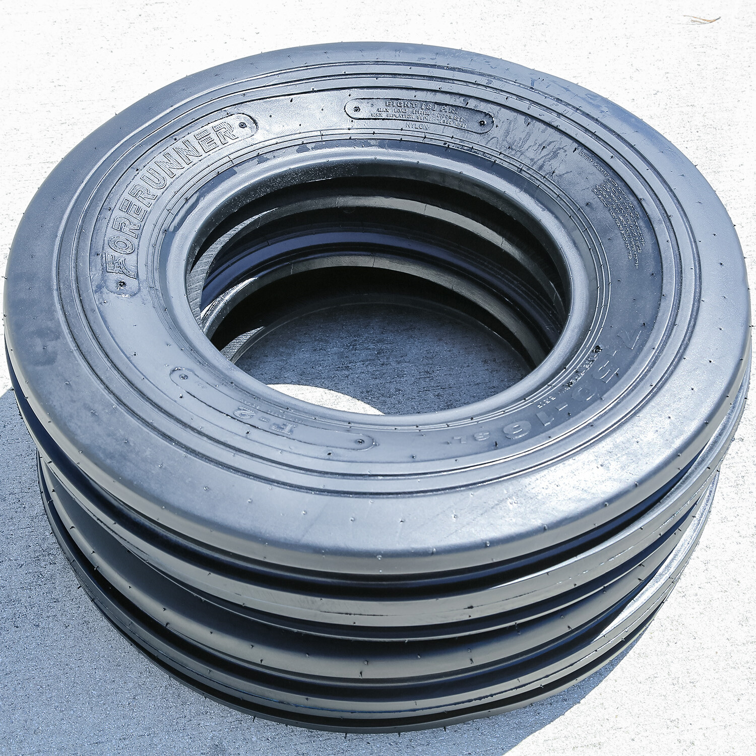 2 Tires Forerunner QH621 7.5-16 Load 8 Ply (TT) Tractor
