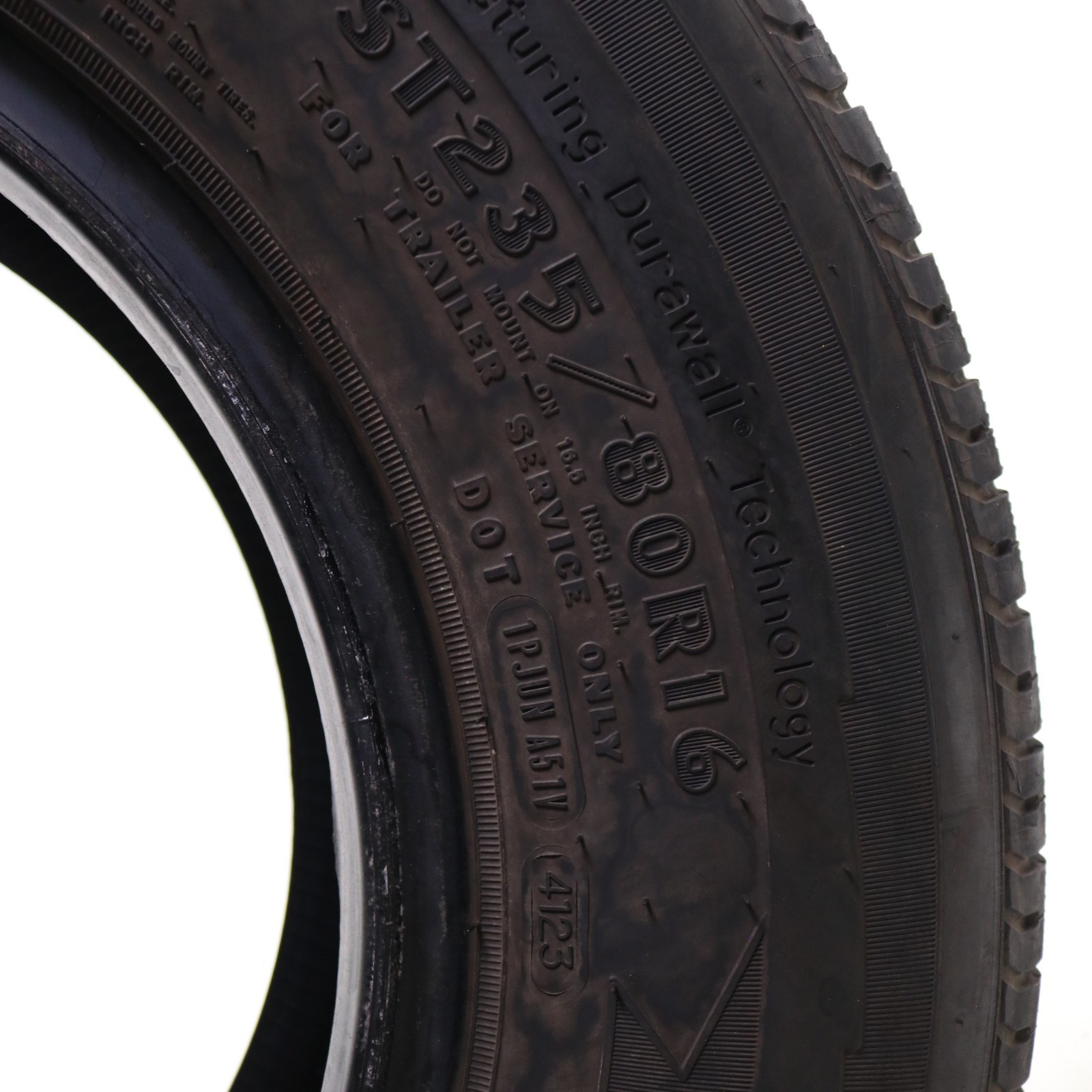 Set of 2 Used ST 235/80R16 Goodyear Endurance – 123/119N – 5.5-6/32