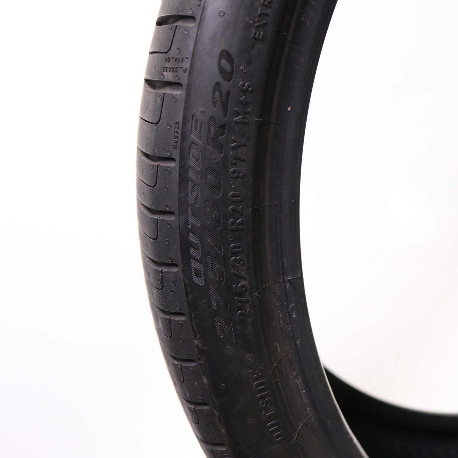 Set of 2 Used 275/30R20 Pirelli P Zero MS TO Elect PNCS – 97Y – 8/32