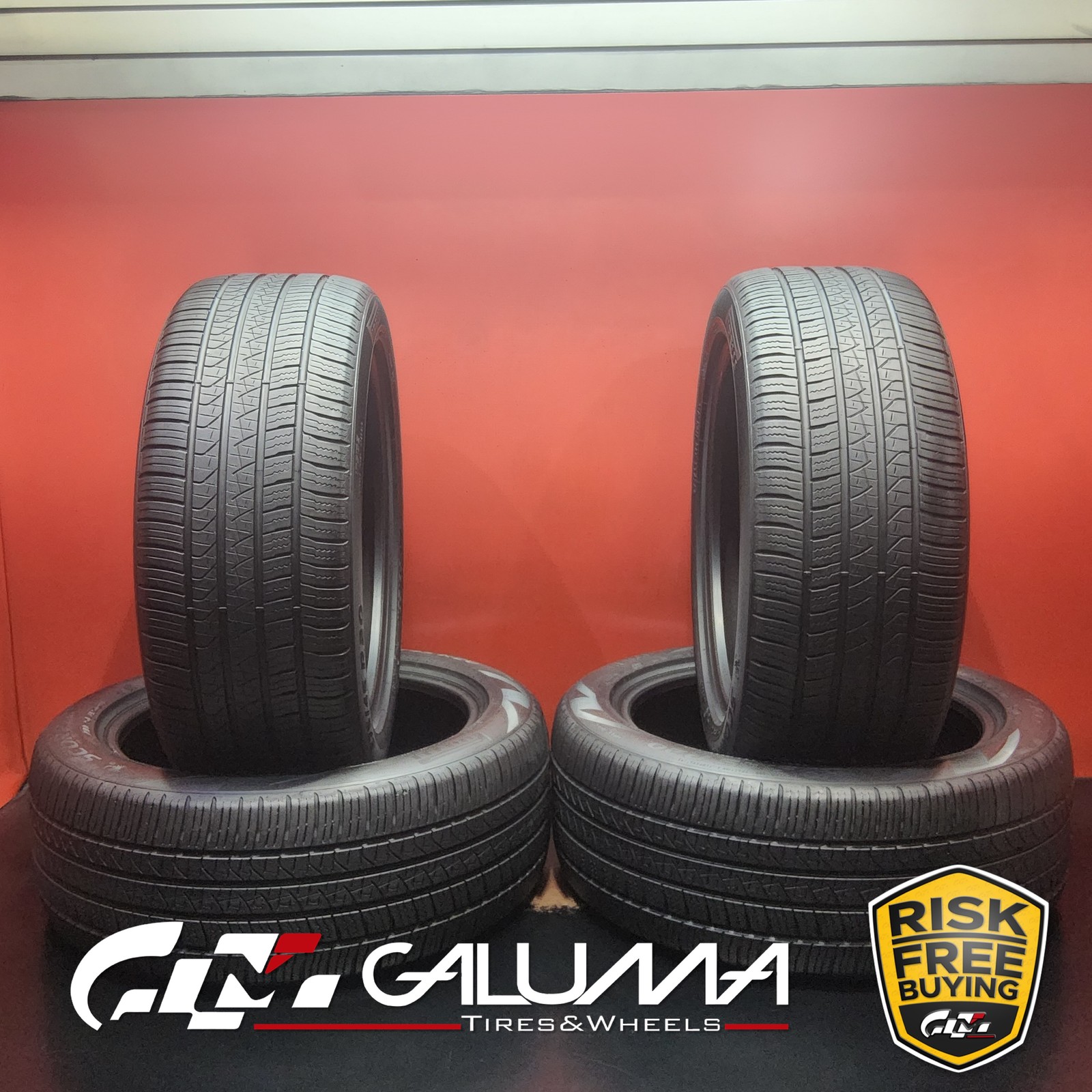 4 Tires LikeNEW Pirelli Scorpion Zero A/S RunFlat ★ 275/45R20 No Repairs #96165
