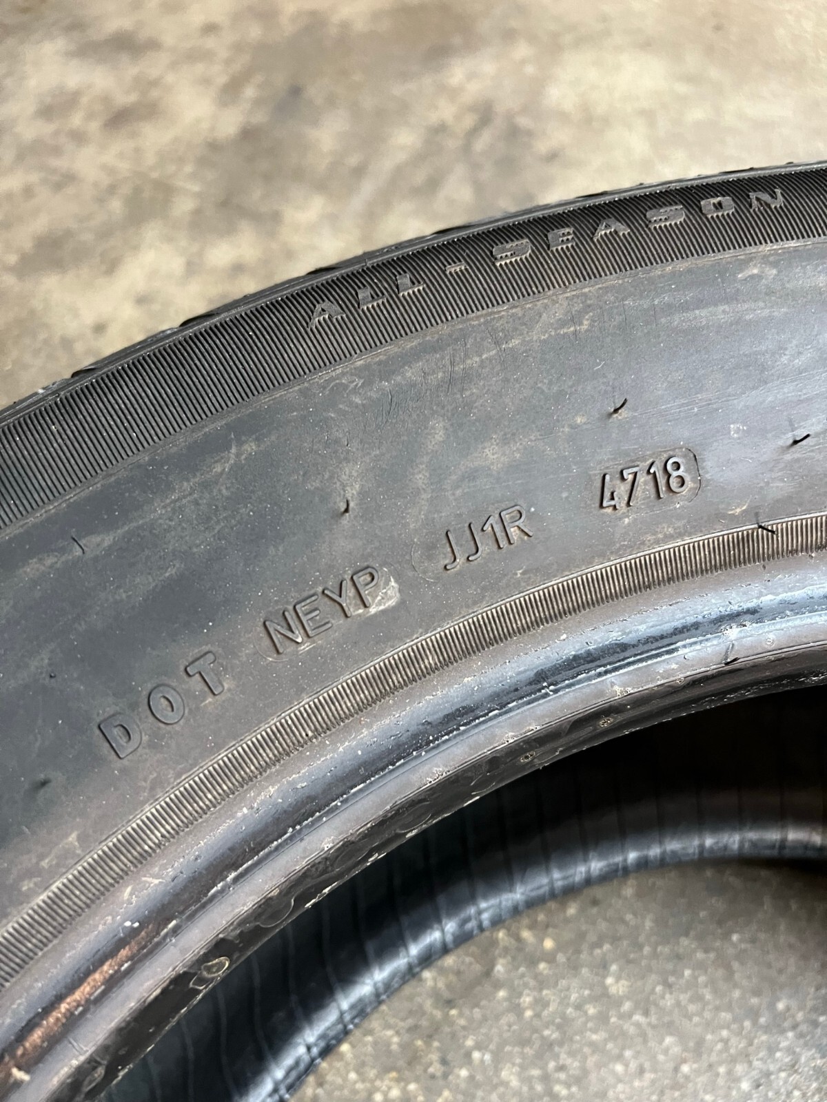 Used 255/60R18 Goodyear Eagle Sport AO – 108H – 7/32 No Repairs