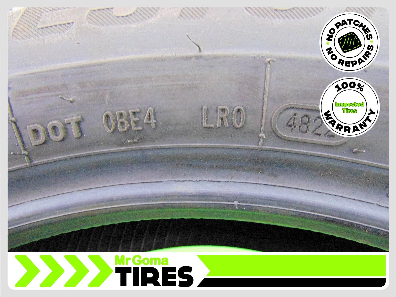 1 225/60R18 USED TIRE BRIDGESTONE DUELER H/P SPORT AS RFT XL 8.5/32 TREAD 104H