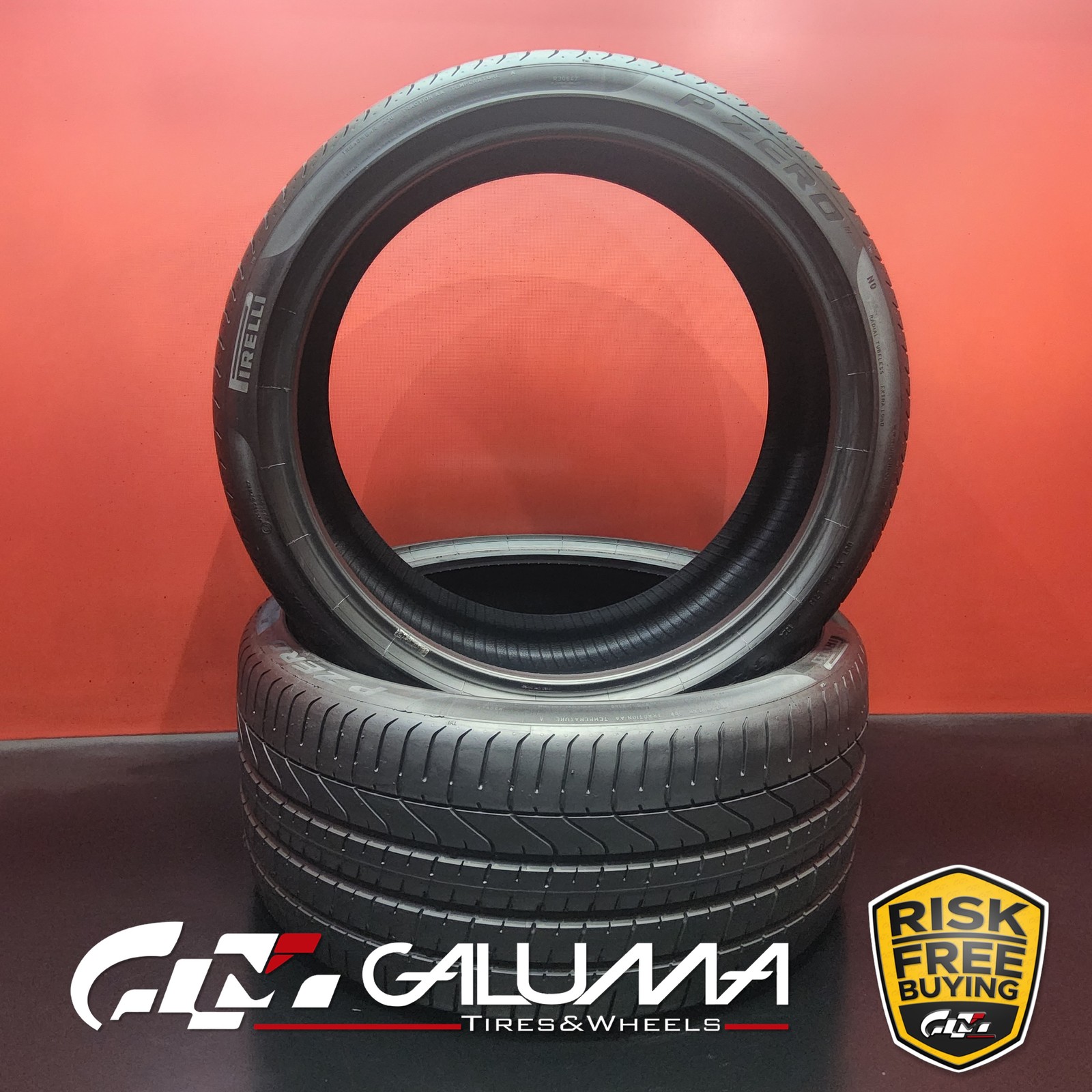Set of 2 Tires LikeNEW Pirelli P Zero XL 315/30ZR22 315/30/22 107Y N0 #96059