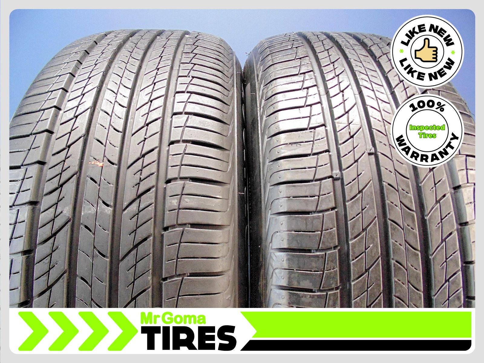 2 HANKOOK DYNAPRO HP2 KONTROL 235/55R19 USED TIRES 8.8/32 TREAD 101V 2355519