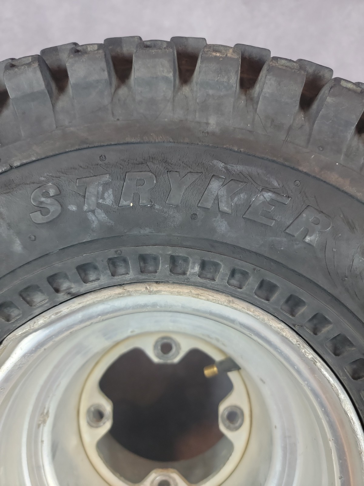 Carlisle Stryker AT22x11‑8 Tire & Rim | 22×11‑8 ATV Rear Wheel Used ATC 200X