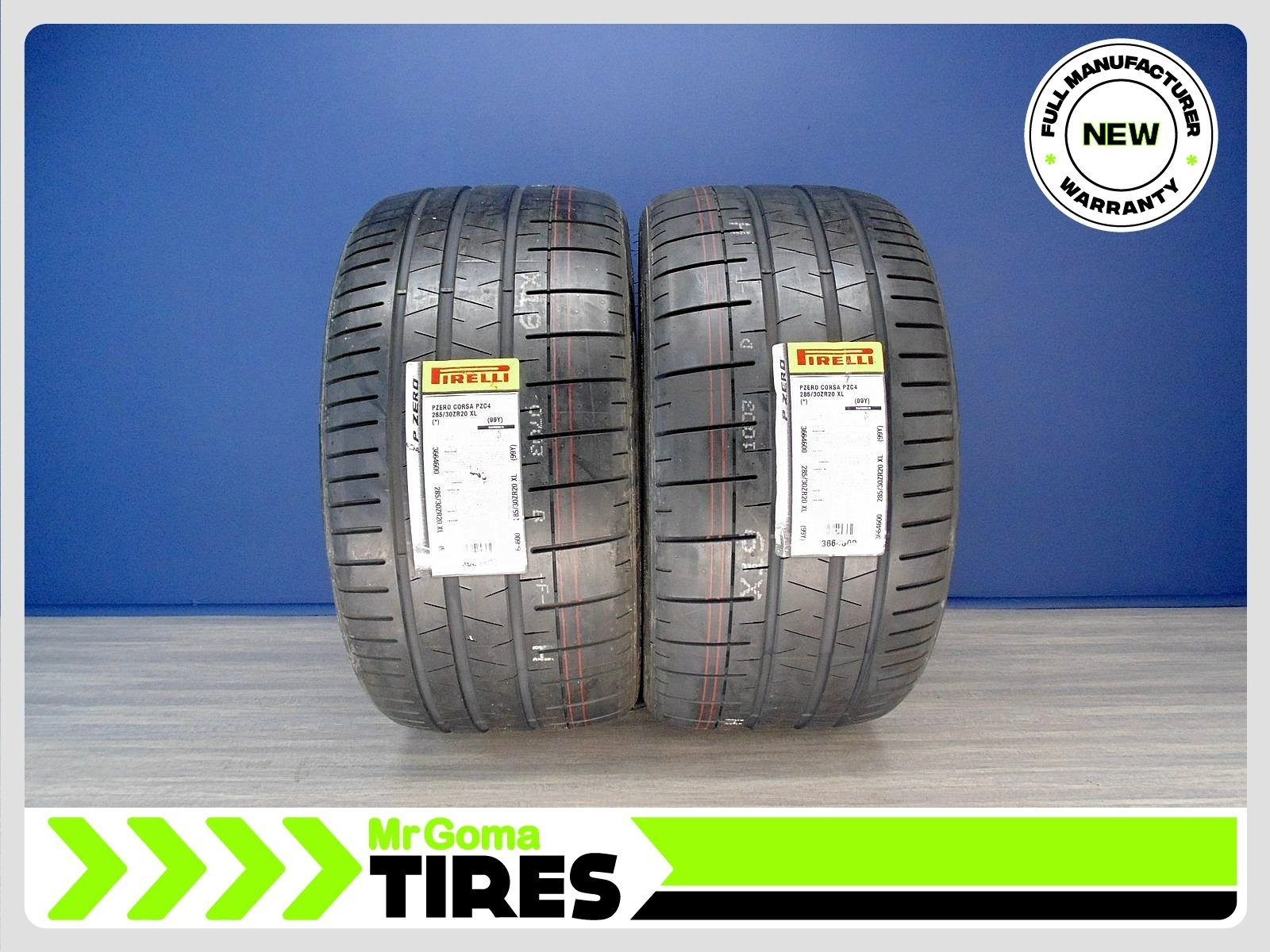 2 BRAND NEW PIRELLI P ZERO TM CORSA PZC4 XL 285/30ZR20 TIRES 99Y 2853020 – BMW