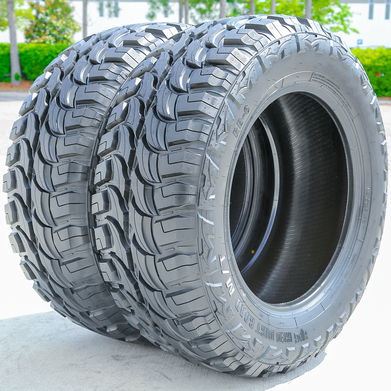 2 Tires Red Dirt Road RD-6 M/T LT 33X12.50R20 Load E 10 Ply MT Mud