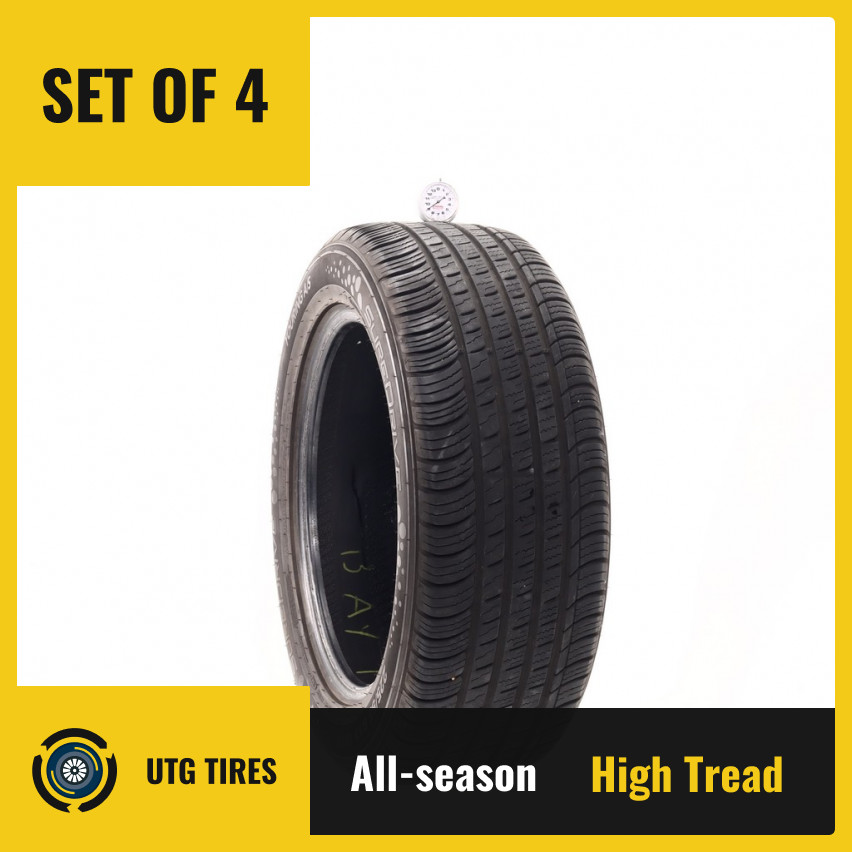 Set of (4) Used 225/55R17 SureDrive Touring A/S TA71 101V – 9-9.5/32