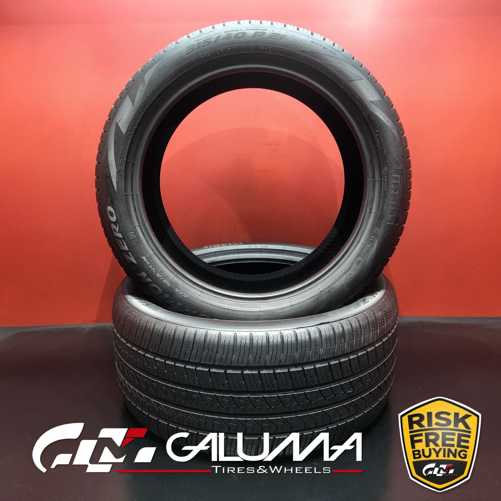 Set of 2 Tires Pirelli Scorpion Zero All season (MO) 315/40R21 315/40/21 #94401