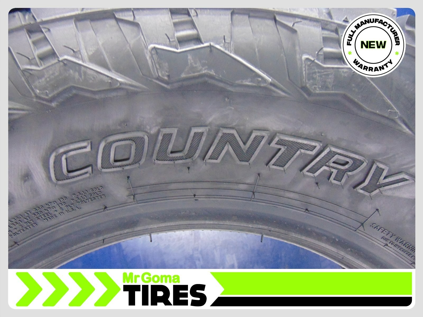 1 BRAND NEW DEAN TIRES BACK COUNTRY A/T2 LT265/70R18 TIRE 124/121S LT2657018