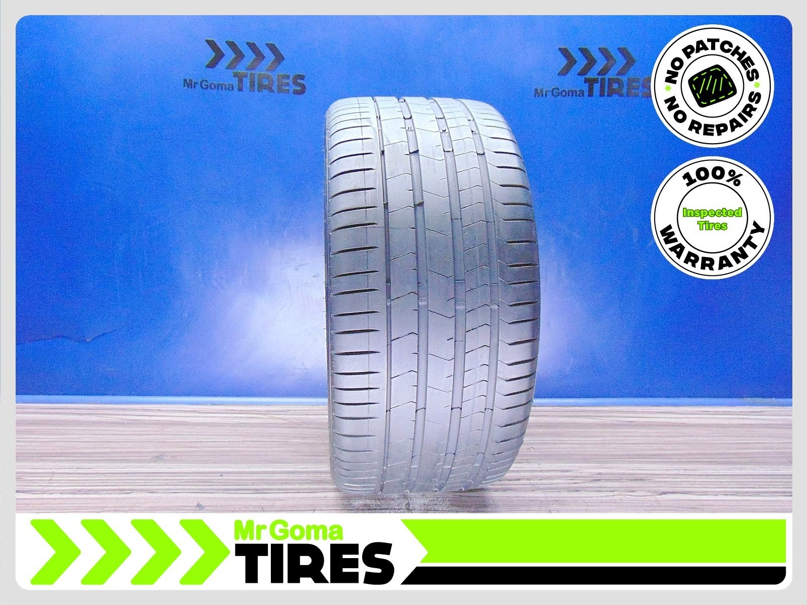 1 PIRELLI PZERO TM PZ4 1 E FSC XL 315/30R22 73% LIFE USED TIRE NO PATCH 3153022