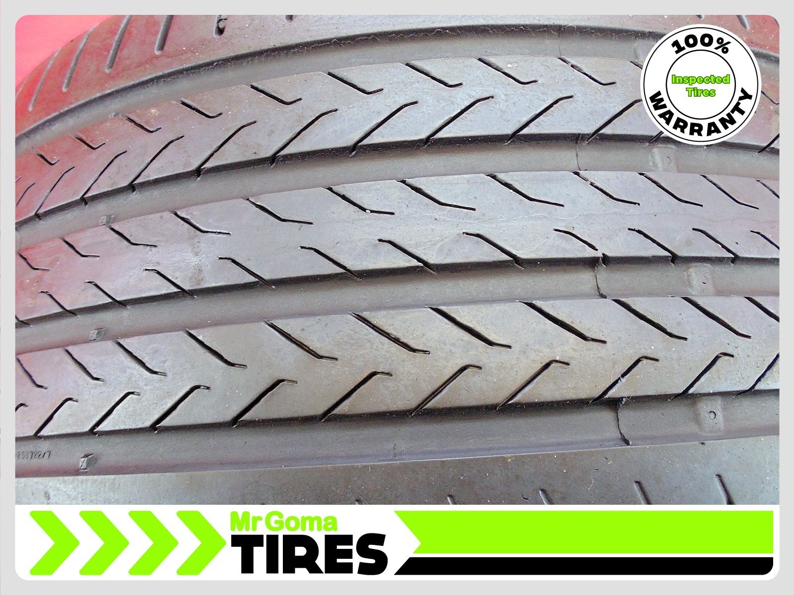 1 CONTINENTAL ECOCONTACT 6 Q MO MERCEDES XL 285/40R20 USED TIRE 7.3/32 TREAD