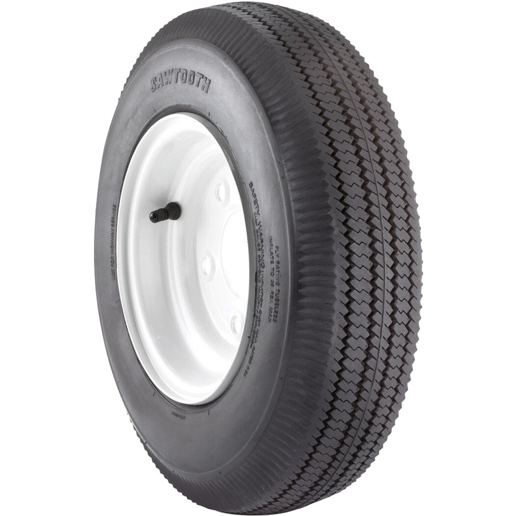 2 Tires 18X8.50-8 Airloc Sawtooth Rib Lawn & Garden Load 6 Ply