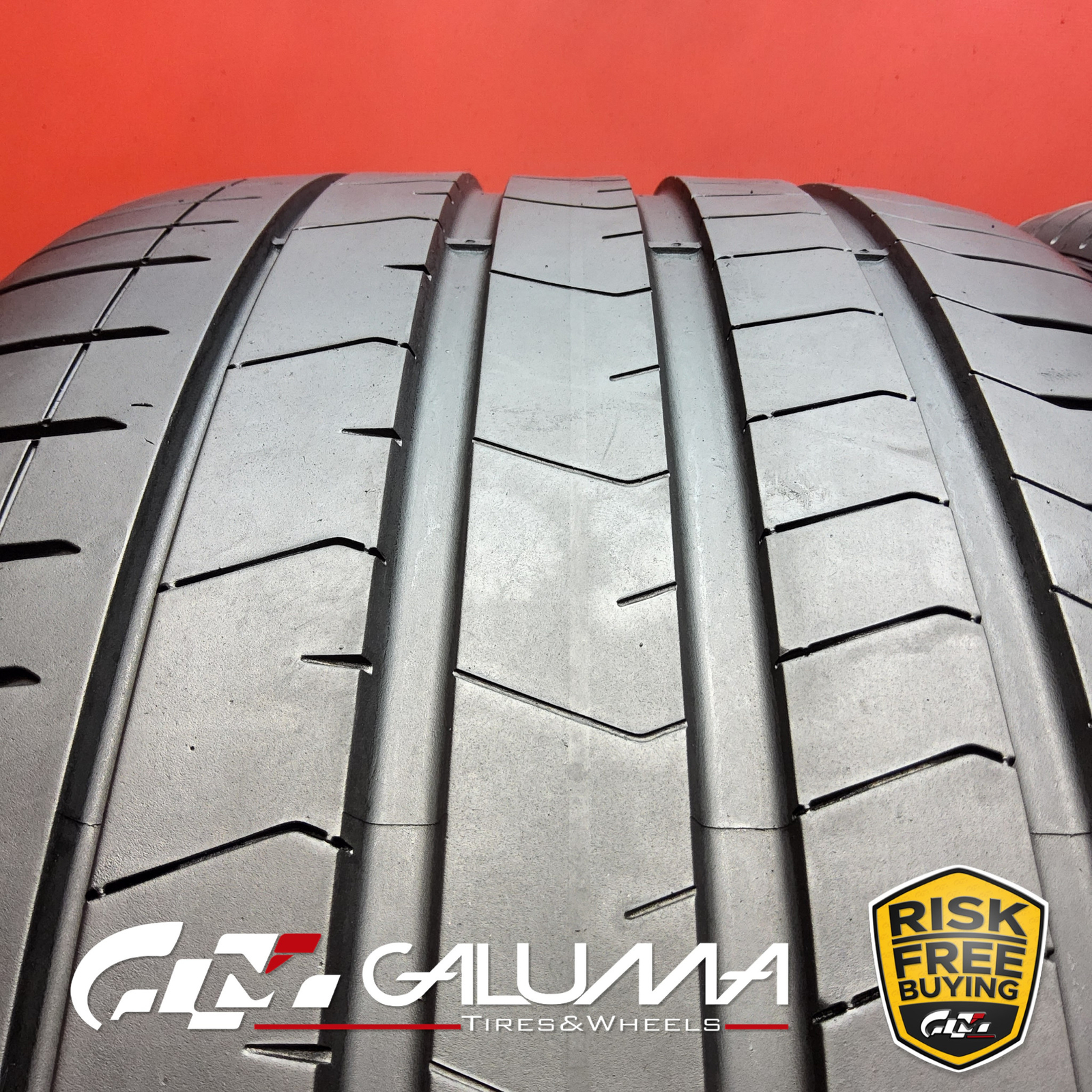 Set of 2 Tires LikeNEW Pirelli P Zero PZ4 Run Flat R21 315/35/21 3153521 #87172
