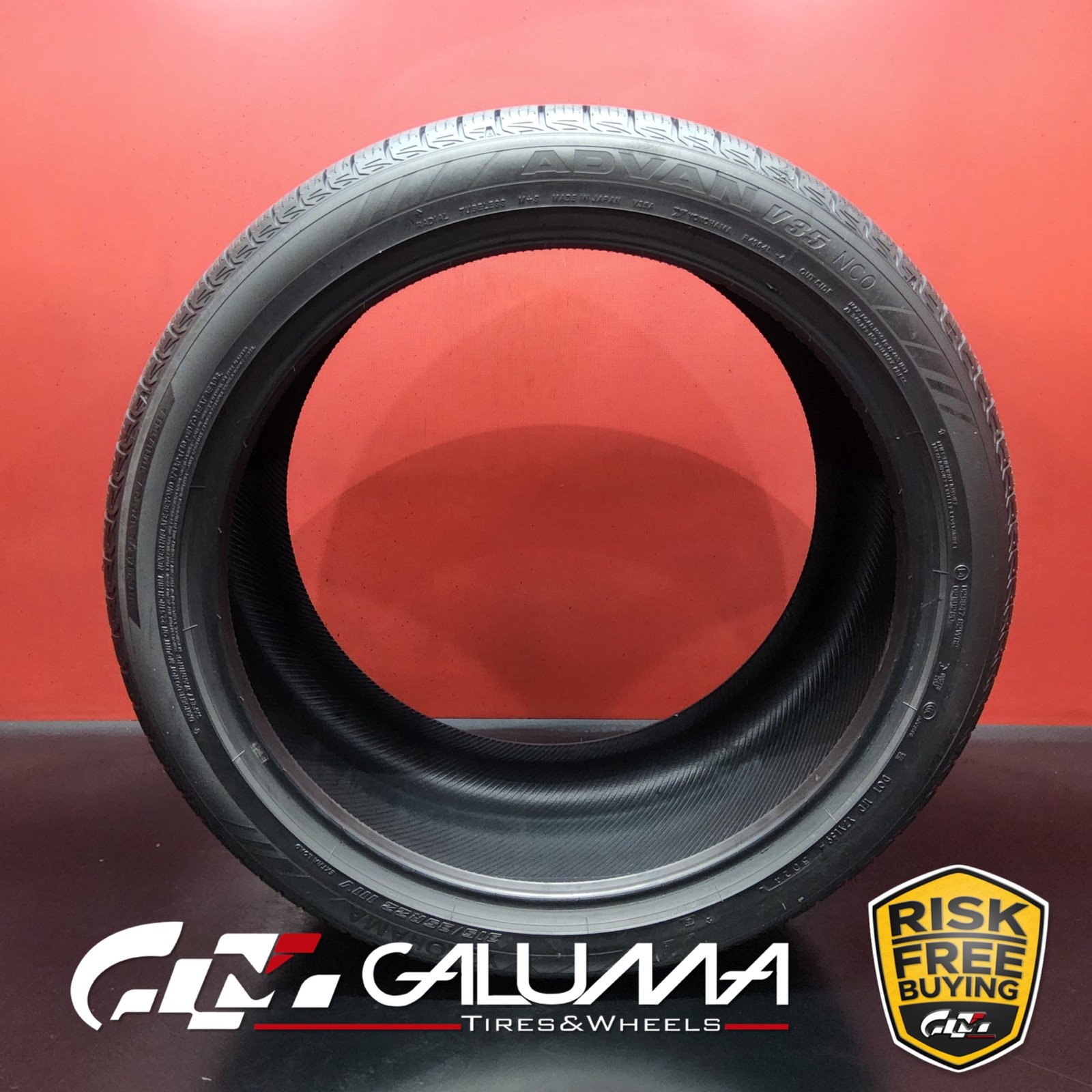 1 (One) Tire LikeNEW Yokohama Advan V35 NC0 XL 315/35R22 315/35/22 3153522 91058