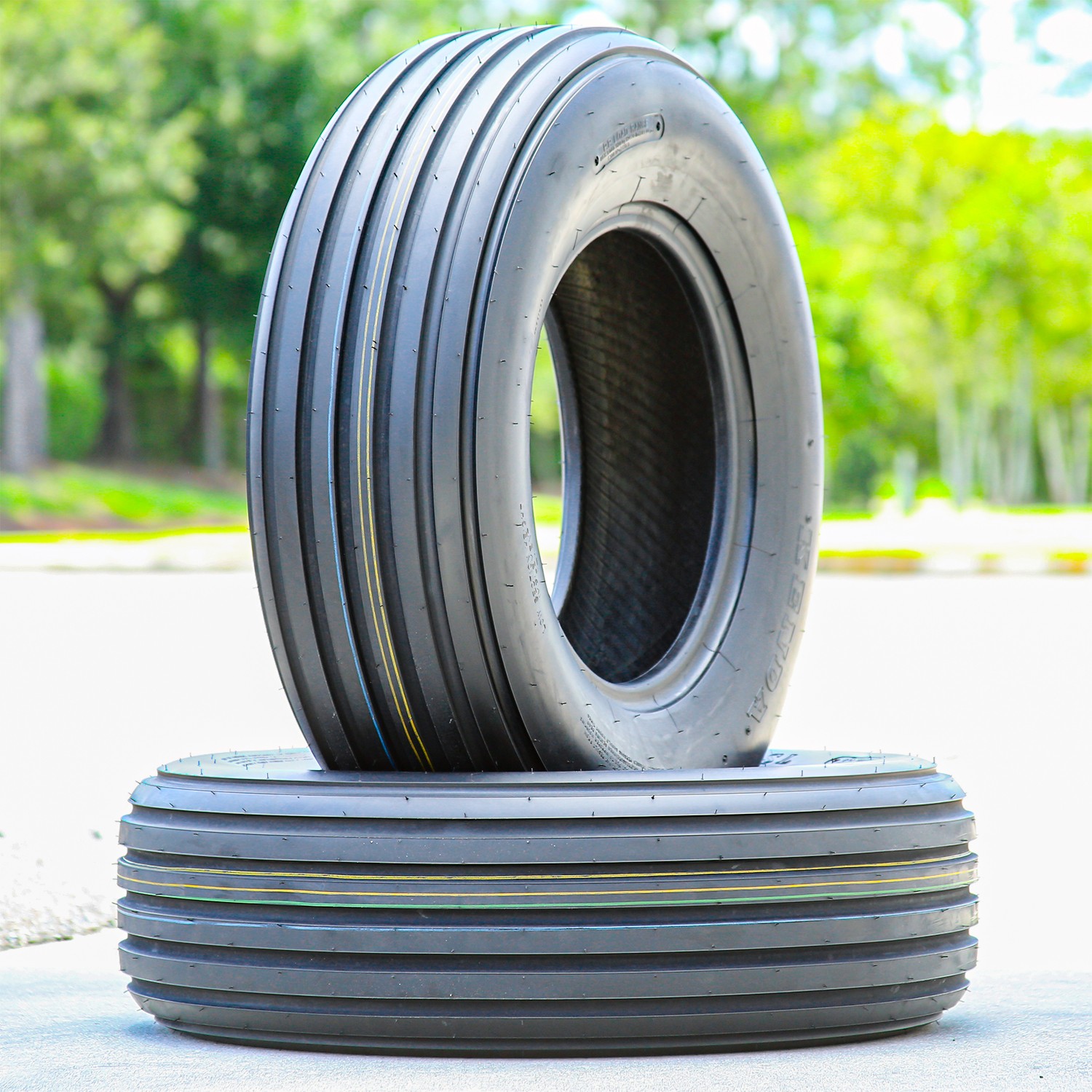2 Tires Kenda K401 Farm Rib 9.5L-15 Load 8 Ply Tractor