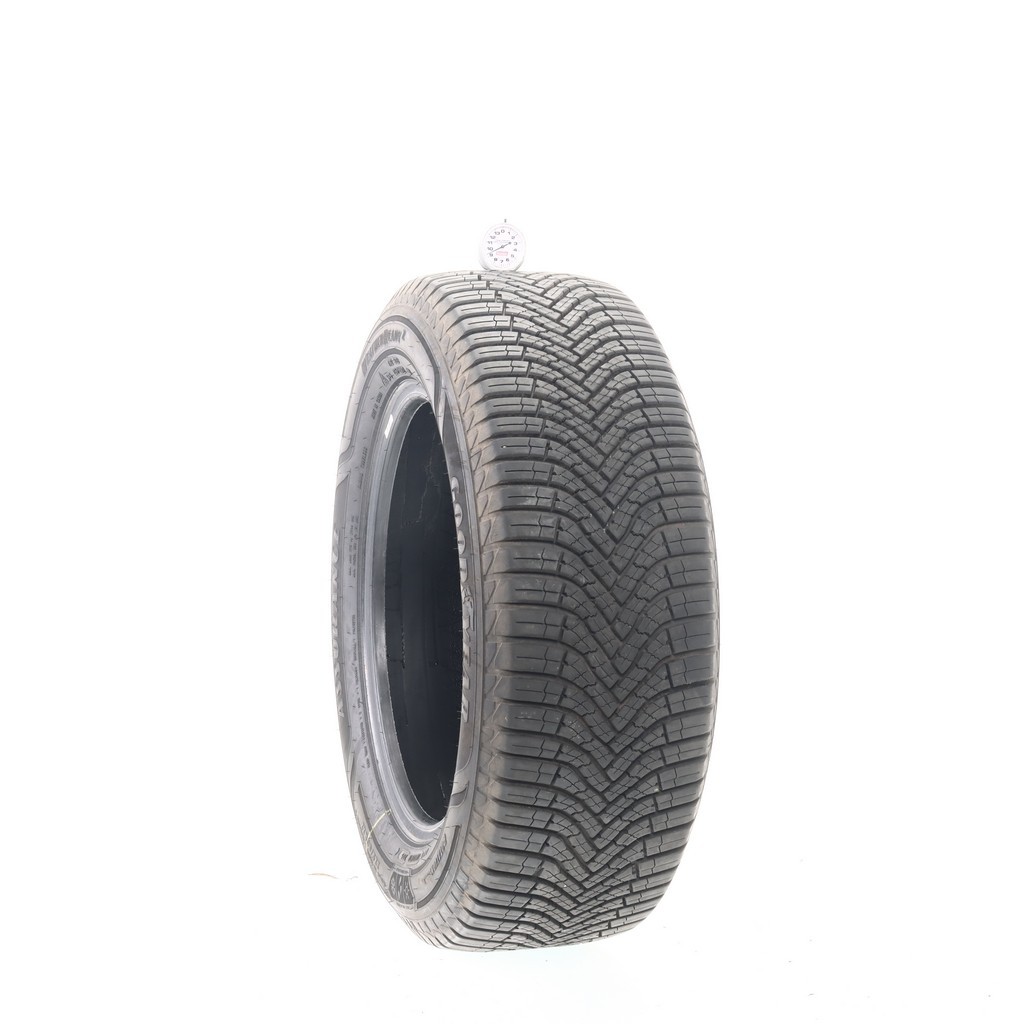 Set of (4) Used 225/60R17 Goodyear Assurance WeatherReady 2 99V – 9.5/32