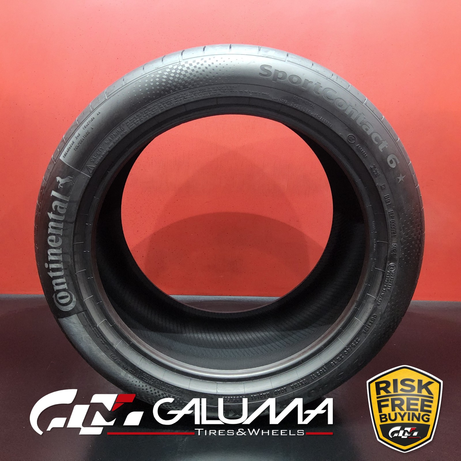 1 (One) Tire Continental SportContact 6 ★ XL 275/40ZR18 275/40/18 2754018 #90592