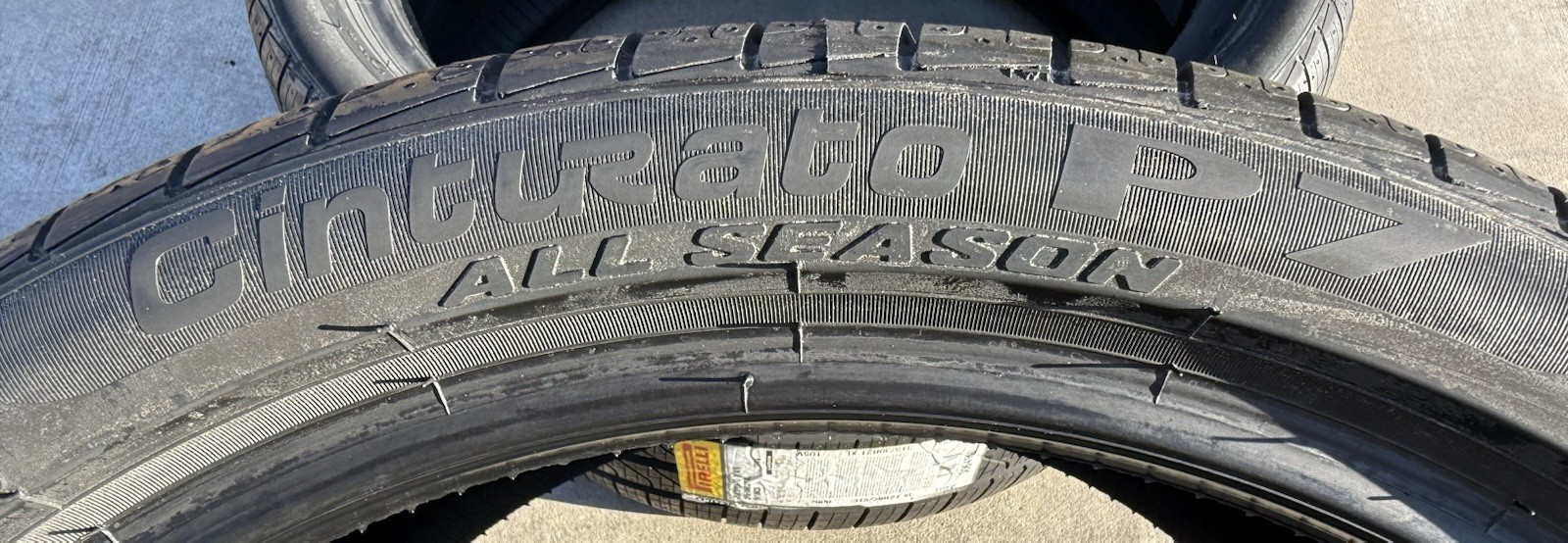 TWO BRAND NEW 315/30R21 105V Pirelli Cinturato P7 A/S All Season Foam PNCS Tires