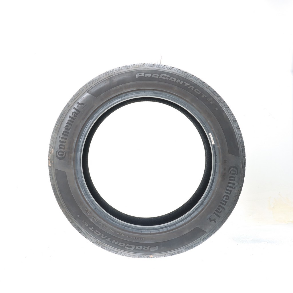 Set of (4) Used 225/55R18 Continental ProContact GX 102H – 6-7.5/32