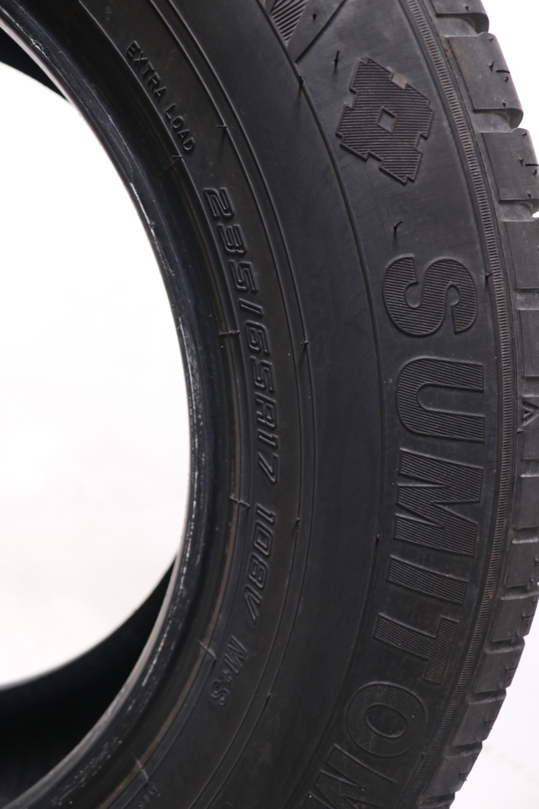 Set of 2 Used 235/65R17 Sumitomo HTR AS P03 – 108V – 8.5-9/32 No Repairs