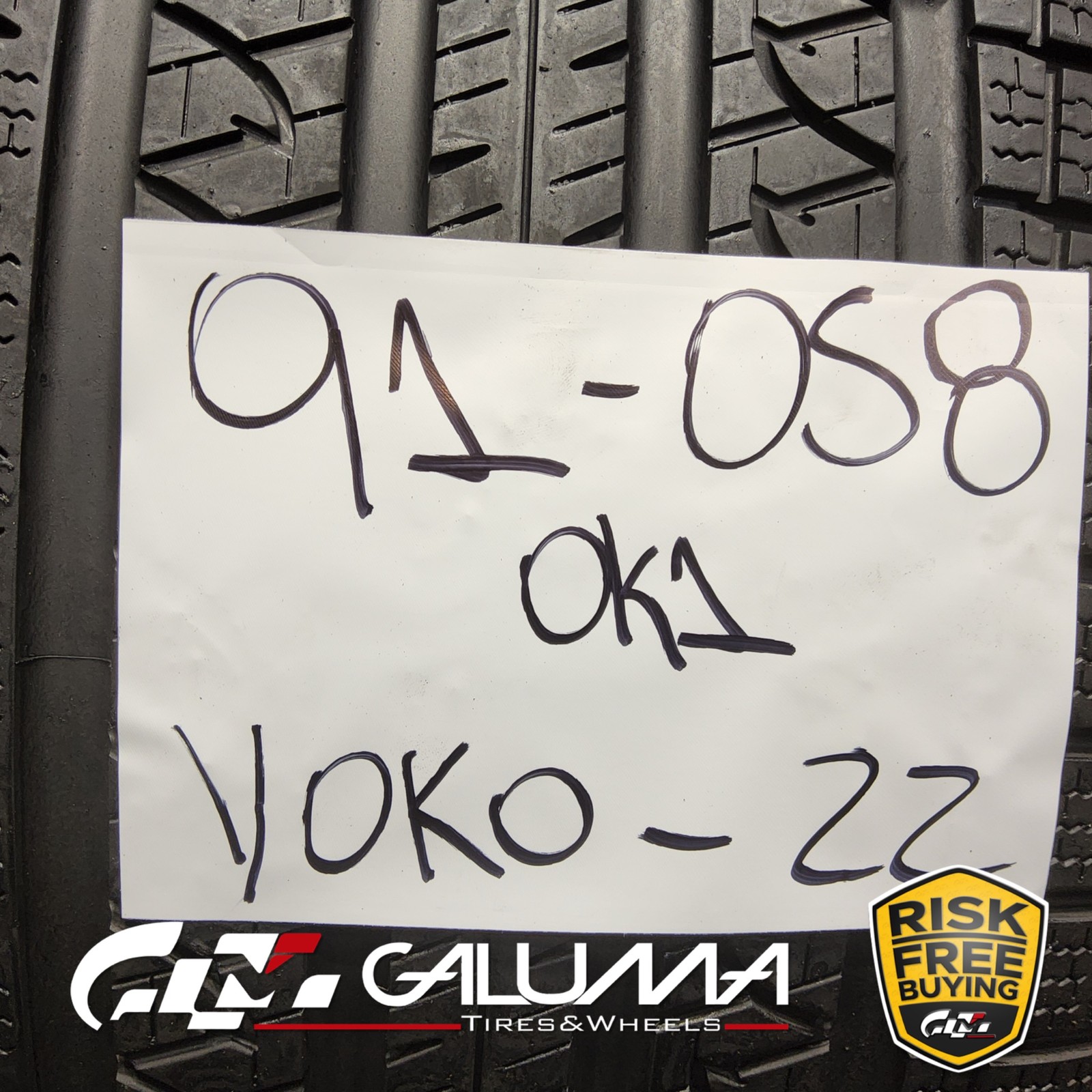 1 (One) Tire LikeNEW Yokohama Advan V35 NC0 XL 315/35R22 315/35/22 3153522 91058