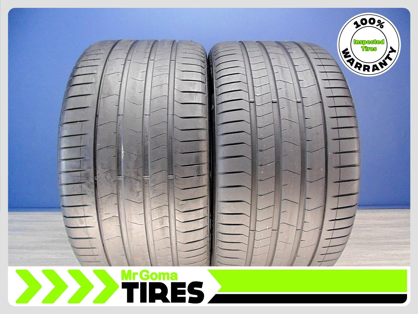 2 PIRELLI P ZERO TM PZ4 B XL 315/30R22 USED TIRES 7.6/32 TREAD 107Y 3153022