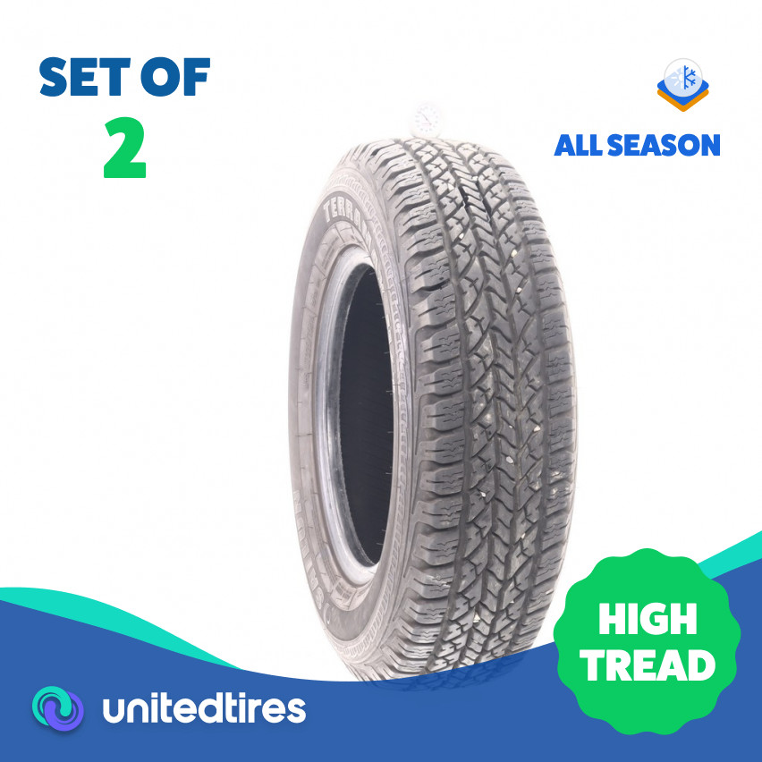 Set of (2) Used LT 225/75R16 Sailun Terramax H/T 115/112R – 12/32
