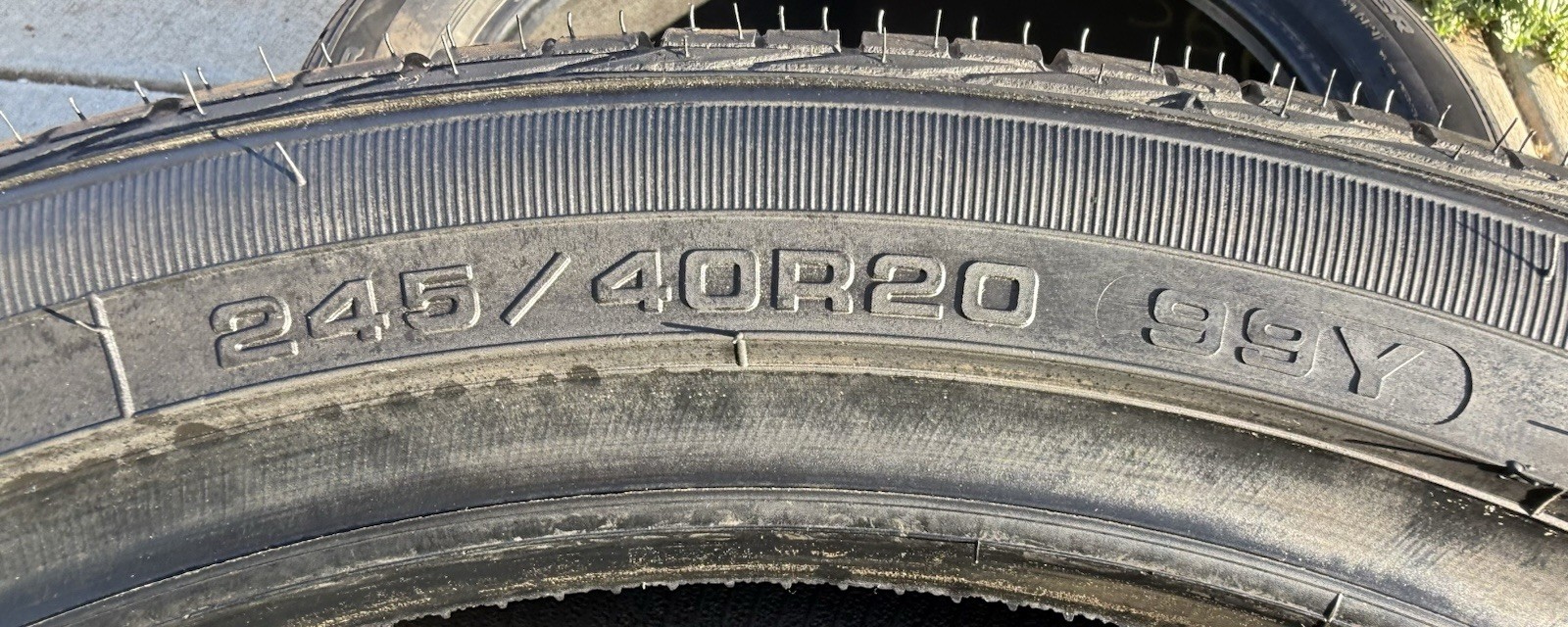 ONE BRAND NEW 245/40R20 99Y Goodyear Excellence RunOnFlat ROF RFT Run Flat Tire
