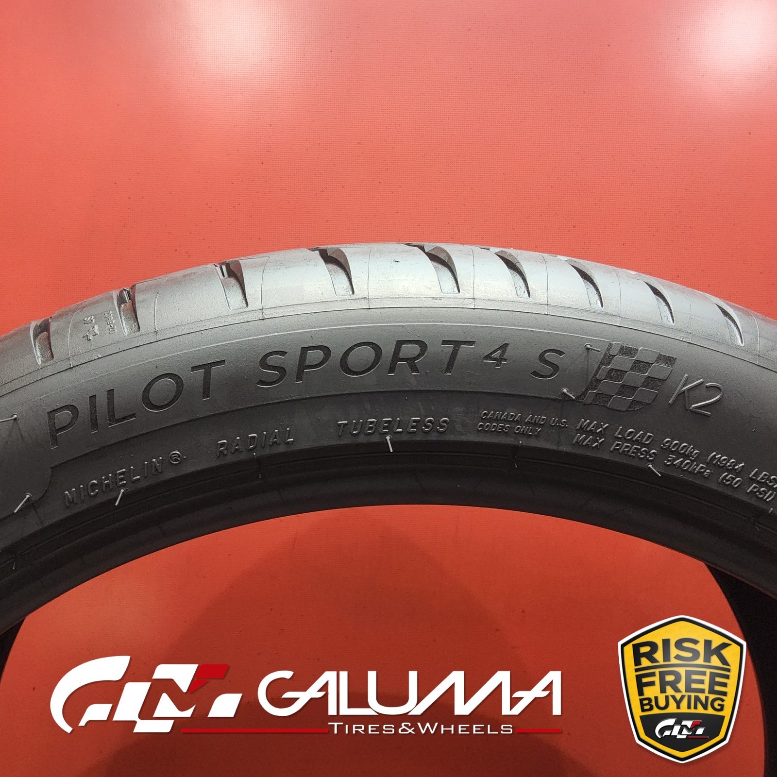 1 Tire LikeNEW Michelin Pilot Sport 4S 285/35ZR20 2853520 104Y #93928