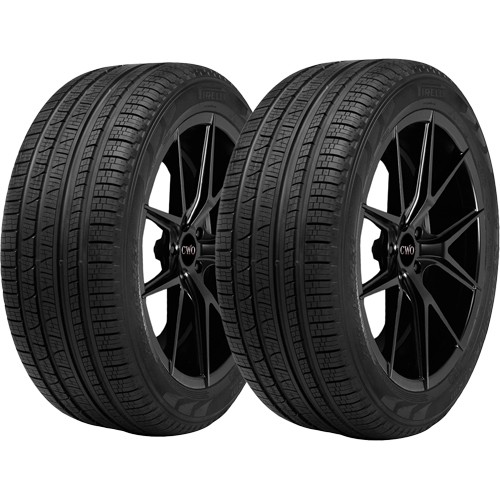 (QTY 2) 295/35R21 Pirelli Scorpion Verde All Season 103V SL Black Wall Tires