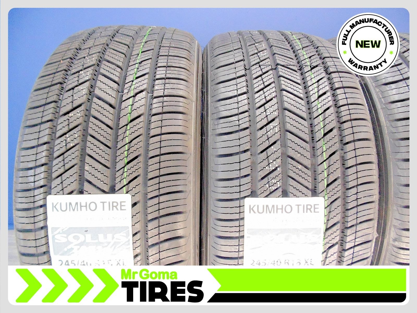 SET OF 4 BRAND NEW KUMHO SOLUS TA51A XL 245/40R18 TIRES 97V 2454018