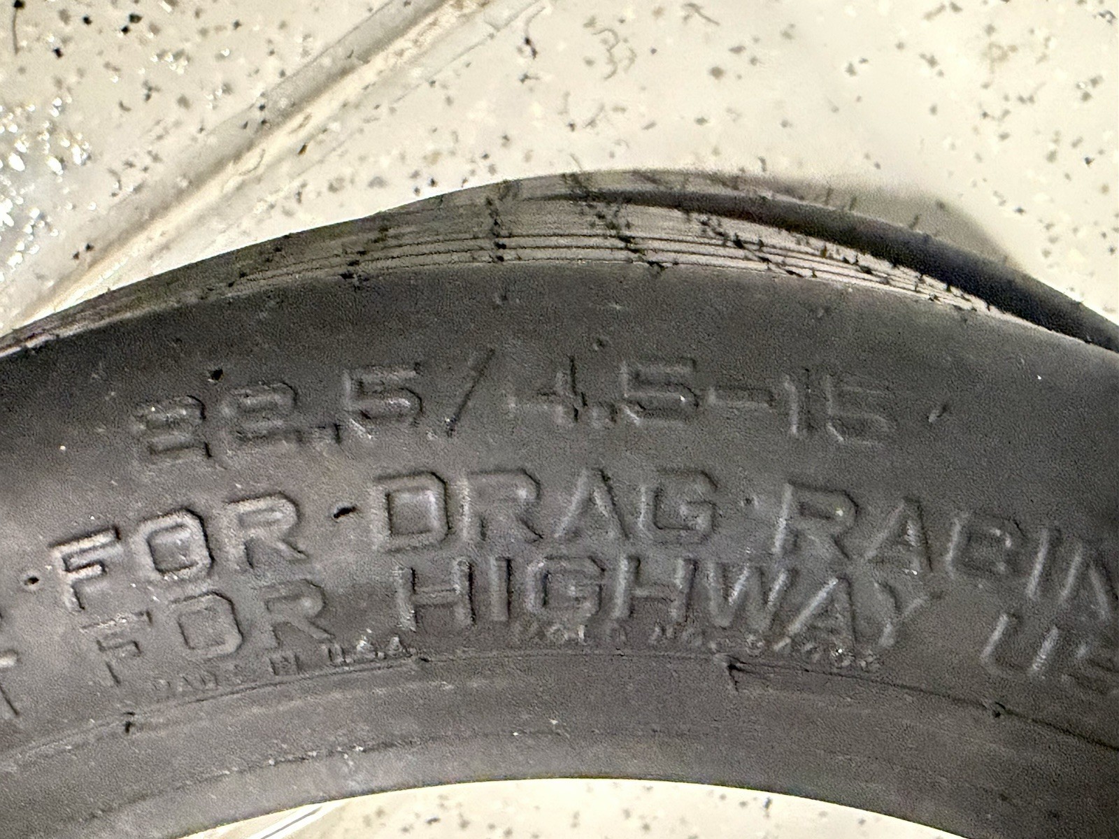 Pair (2) Mickey Thompson ET Front Drag Racing Tires 22.50×4.50-15 3005