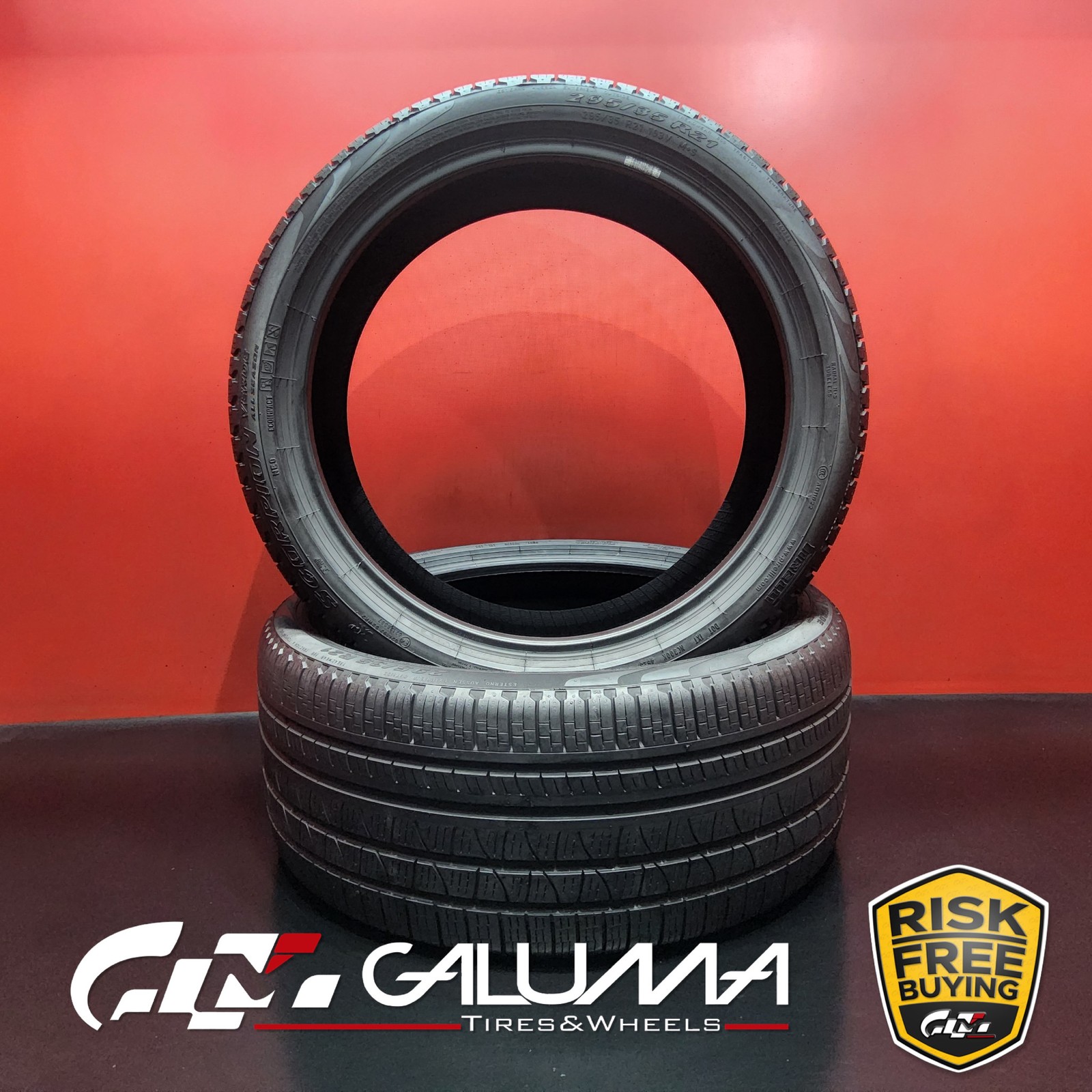 Set of 2 Tires Pirelli Scorpion Verde All Season (NE0) 295/35R21 295/35/21 94872
