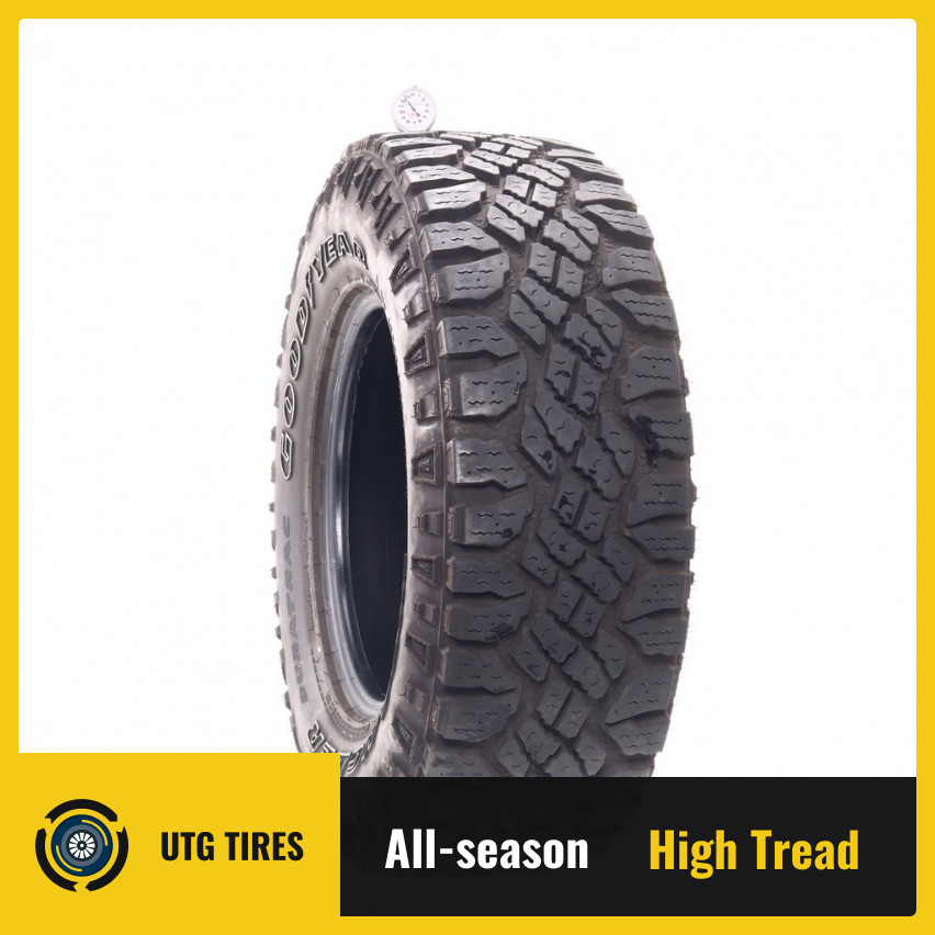 Used LT 285/70R17 Goodyear Wrangler Duratrac 121/118Q – 12.5/32