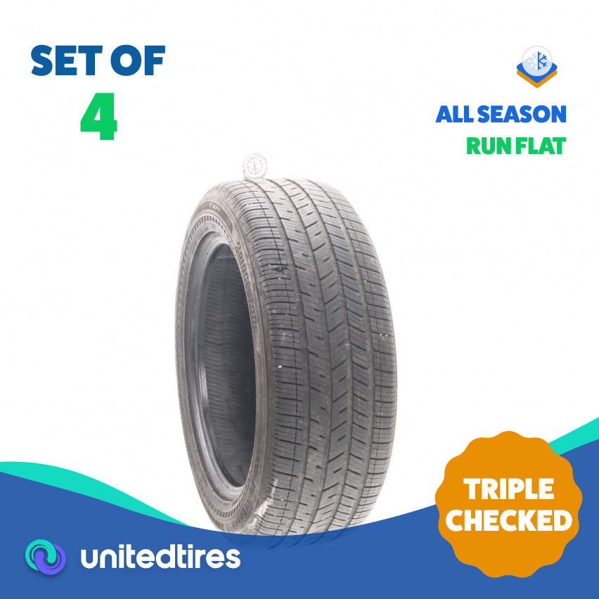 Set of (4) Used 235/55R18 Bridgestone DriveGuard Plus RFT – 6.5-8.5/32 (18DJ4)