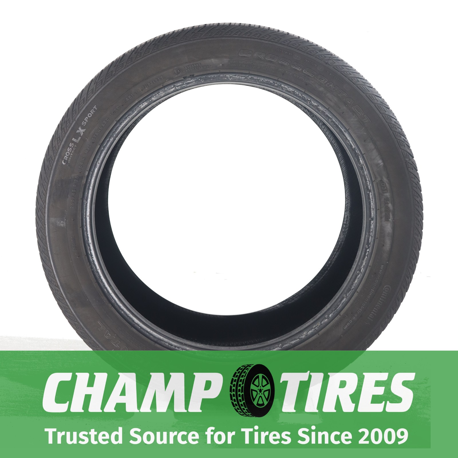 P265/45R20 Continental CrossContact LX Sport 104 H Used 7/32nds