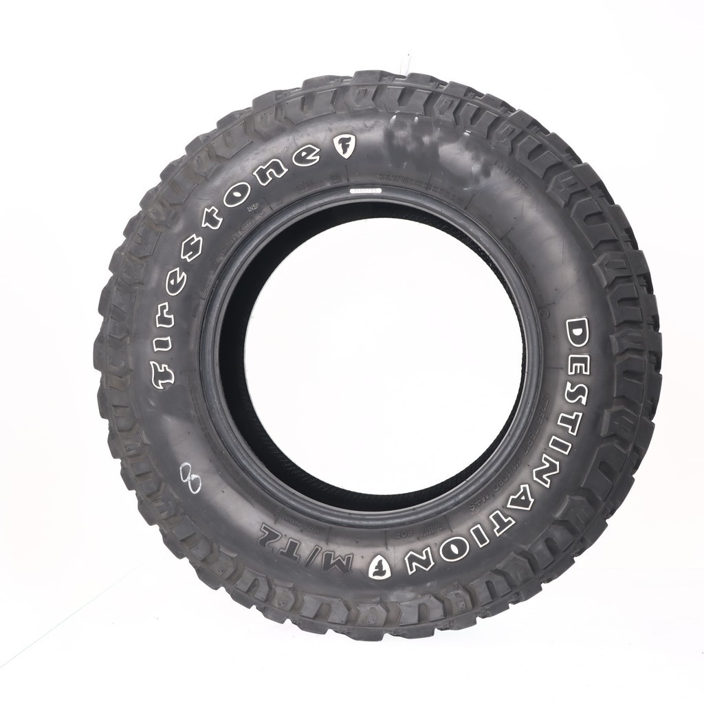 Set of (4) Used LT 255/75R17 Firestone Destination M/T2 111/108Q – 8.5-9.5/32