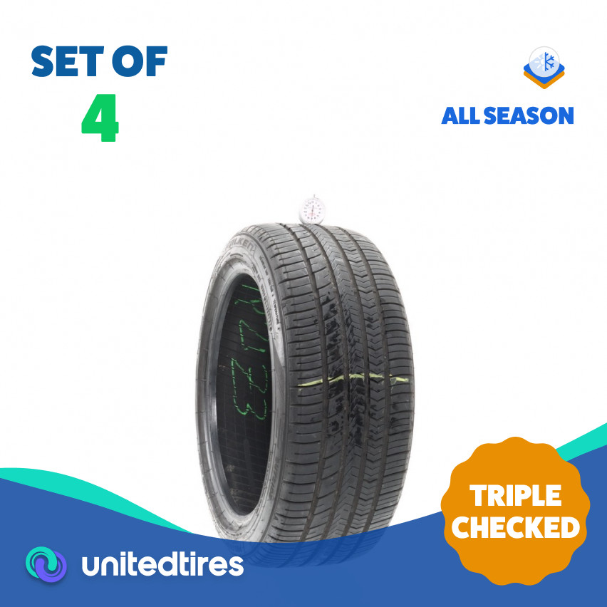 Set of (4) Used 225/45ZR17 Falken Pro G6 Sport A/S 94W – 7-8.5/32
