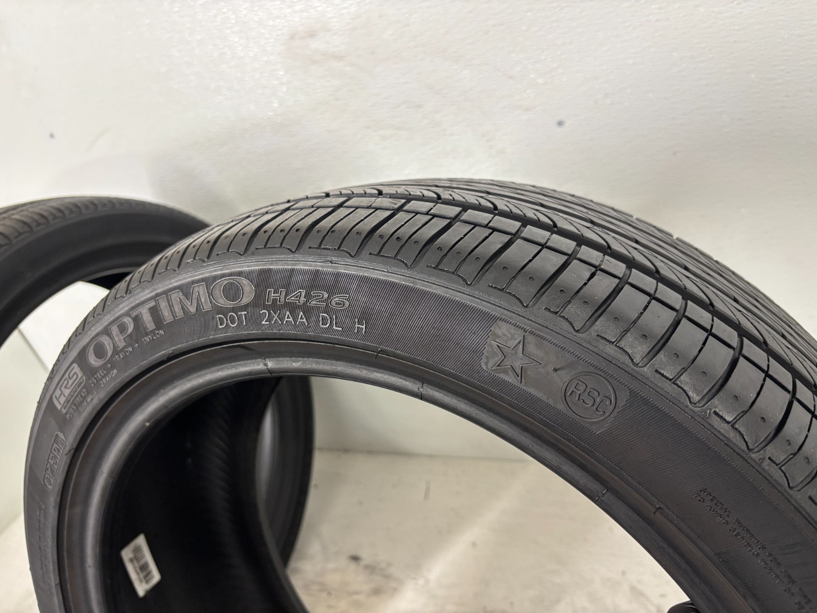 2 Tires 205 45 17 Hankook Optimo H426 HRS Run Flat (70-85% Tread Left)