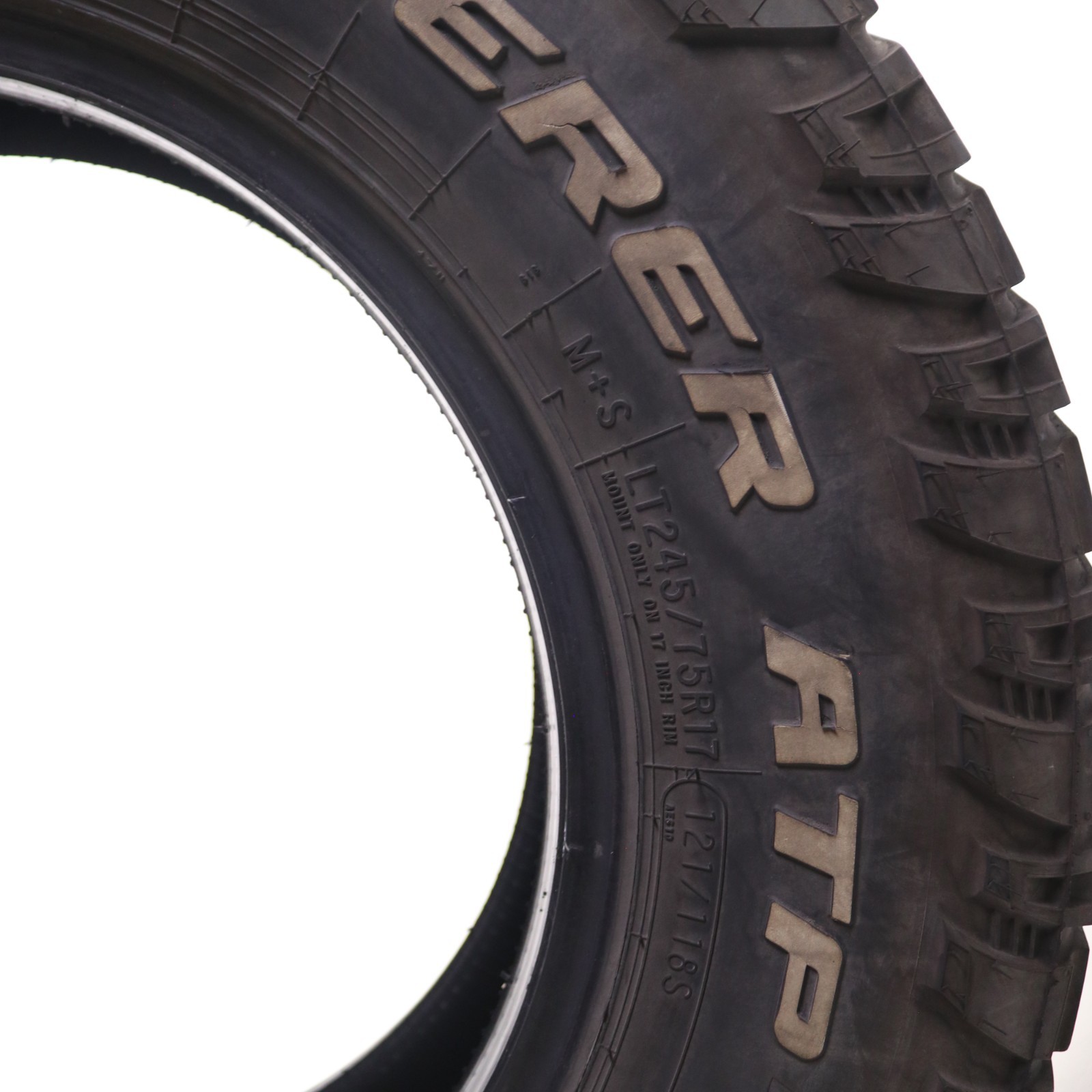 Used LT 245/75R17 Cooper Discoverer ATP II – 121/118S – 8.5/32 No Repairs